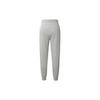 Adidas Neo Solid Color Logo High Waist Casual Sports Pants Women Pants Gray IA5010