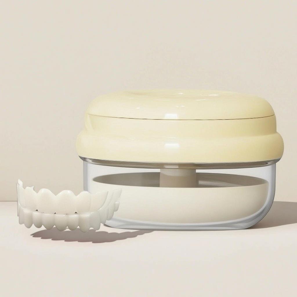 Resin Veneers Comfortable Dentures Tooth Cover Removable Reusable Upper Lower Automatic Lifting