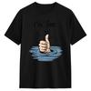 T-shirt Streetwear Spiaggia Sì Sto Bene Nessuna Preoccupazione Teschio Divertente Citazione Magliette Novità 100% Cotone T-shirt Manica Corta Top