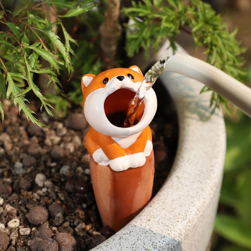 Clay Pot Waterer Set of 6 for Herbs and Small Containers, Top Fill Watering Stakes for Busy Schedules and Daily Use Around Pots Indoors