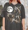 Trash Panda Vintage Deer 90s Graphic Style Comfort Colors® Tshirt, Grunge Raccoon Moon Nature Y2k Streetwear, 2000s Deer Gift.