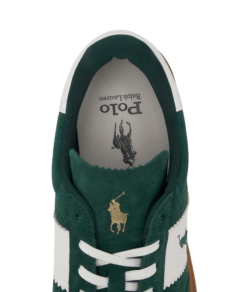 Polo Ralph Lauren Heritage Aera Suede Sneakers - Medium Green