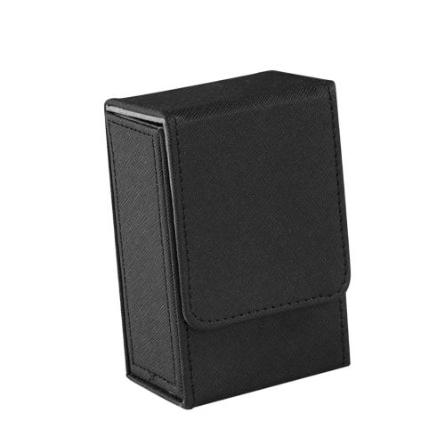 

Eigell Trading Card Deck Box, Card Deck Case, Container Card Holder for Displaying and Organizing Baseball Card Collections, Black