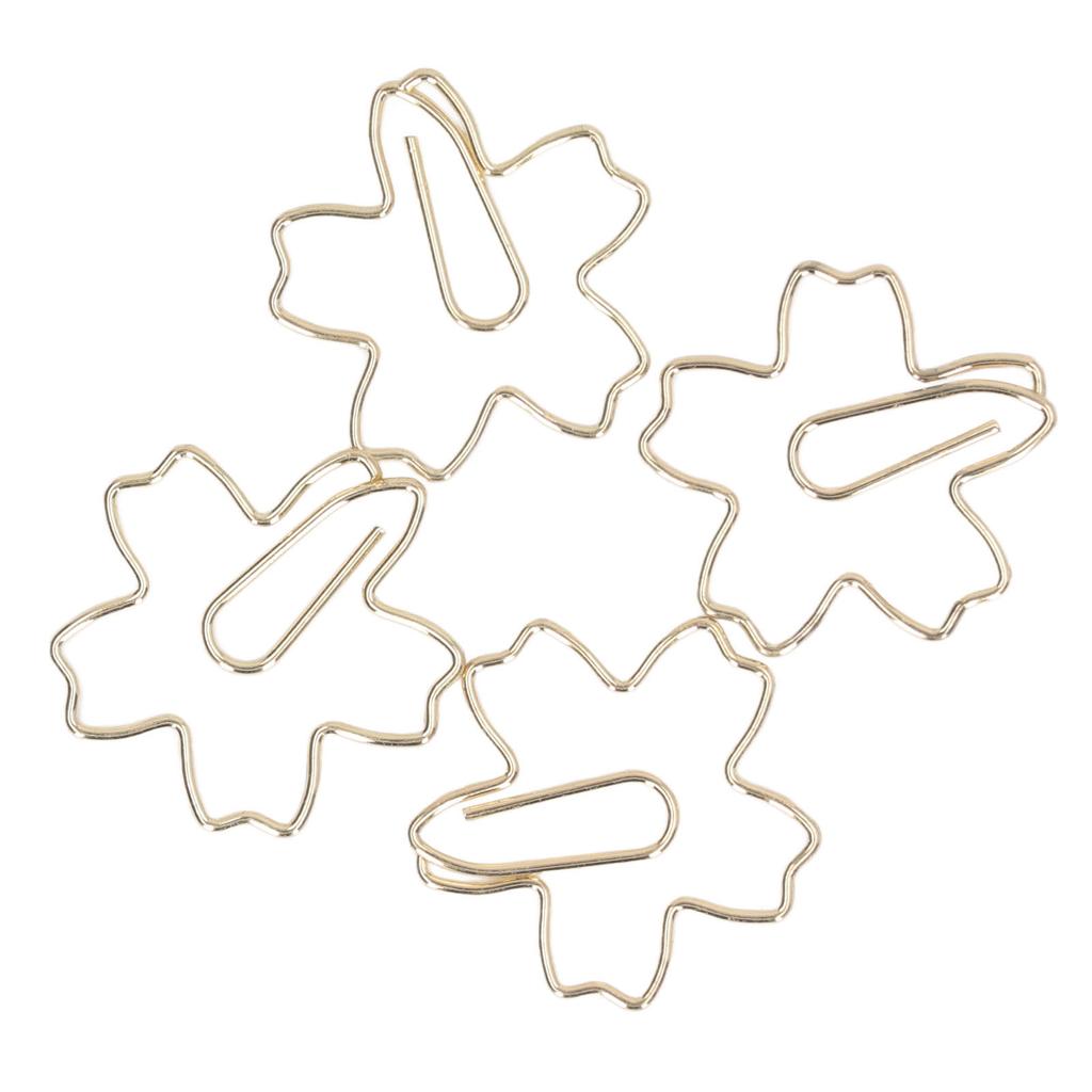 50 buc agrafe portabile mici aurii unic forme dragute agrafe marcaj fisier birou Clas