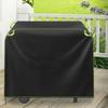 420D Rainproof Outdoor BBQ Cover,Gas Dustproof Oxford Tent Barbecue Cover Waterproof Strips Grill Rack Protective Oven Hood