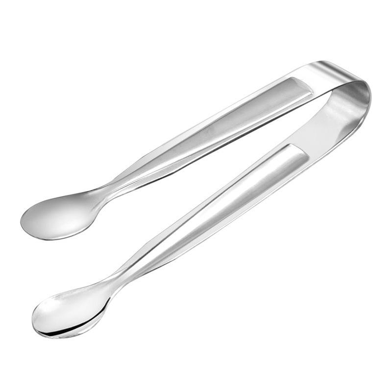 Stainless Steel Multi-Purpose Tongs for Ice, Sugar, Towels, and Food