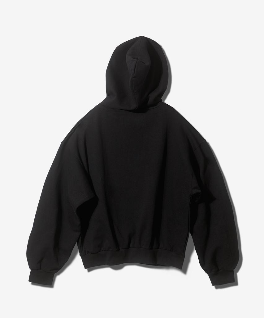 Mwl Over Fit Double Jersey Hoodie - Black
