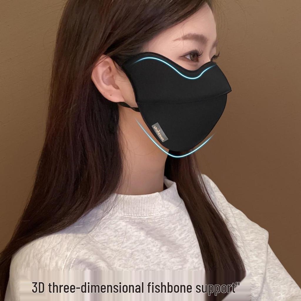 Instant 1.54 Yuan Discount: Women's Windproof Breathable Face Mask for Autumn/Winter