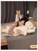 Cute Cartoon Rabbit Cylindrical Body Pillow - Plush Backrest & Sleeping Support for Women