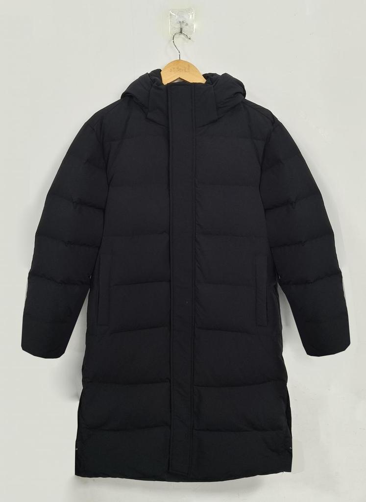 Wow Oh Custom Logo Mid-Length Down Jacket - White Duck Down, Warm Business Style