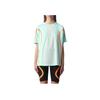 Adidas X Stella McCartney Collaboration Loose Breathable Running Sports Short Sleeve T-Shirt Women Tops Light-Green HD9114