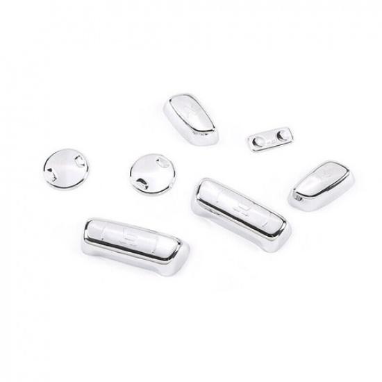 Fit For Toyota Tundra 2014-2021 Chrome Seat Adjust Handle Button Cover Trim 7pcs
