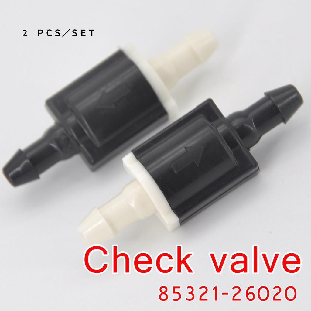 Car Manic 2Pcs Windshield Wiper Washer Non Return Check Valve Improve Glass Washer For Hyundai Getz Part Code 85321-26020