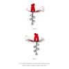 Fridge Magnet BTS Official Merch 2026 DALMAJUNG Fortune Magnet, Fish Plush with Metal Charm, 12 x 17 cm