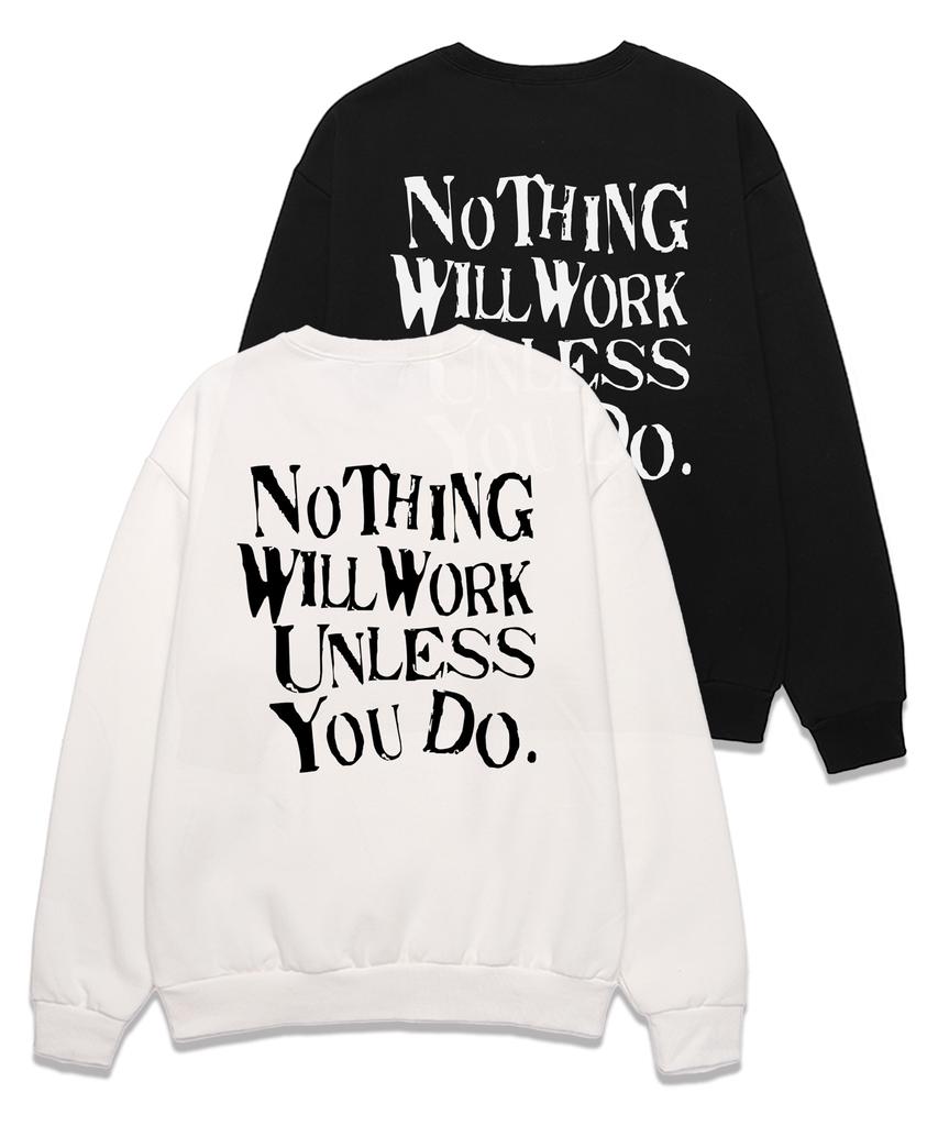 SHIRTER Unless Uo Do Sweatshirt (Sls021) Black (B Type)