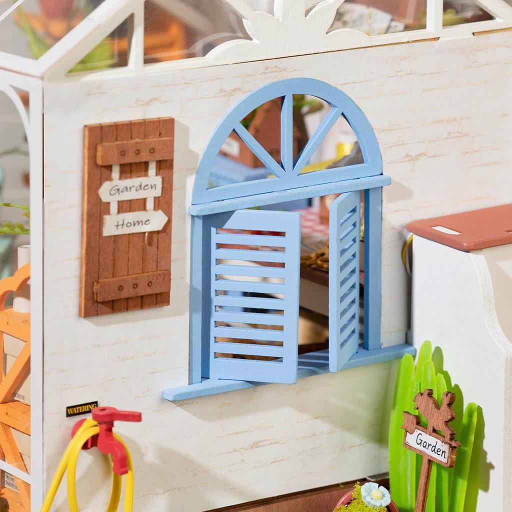 ROBOTIME Rolife 3D Puzzles Dreamy Garden House DIY Miniature House Kit DG163