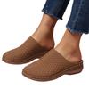 Women's Slip On Sandals Breathable Cutout Design Comfortable Footbed Lightweight Casual Summer Footwear for Daily Wear
