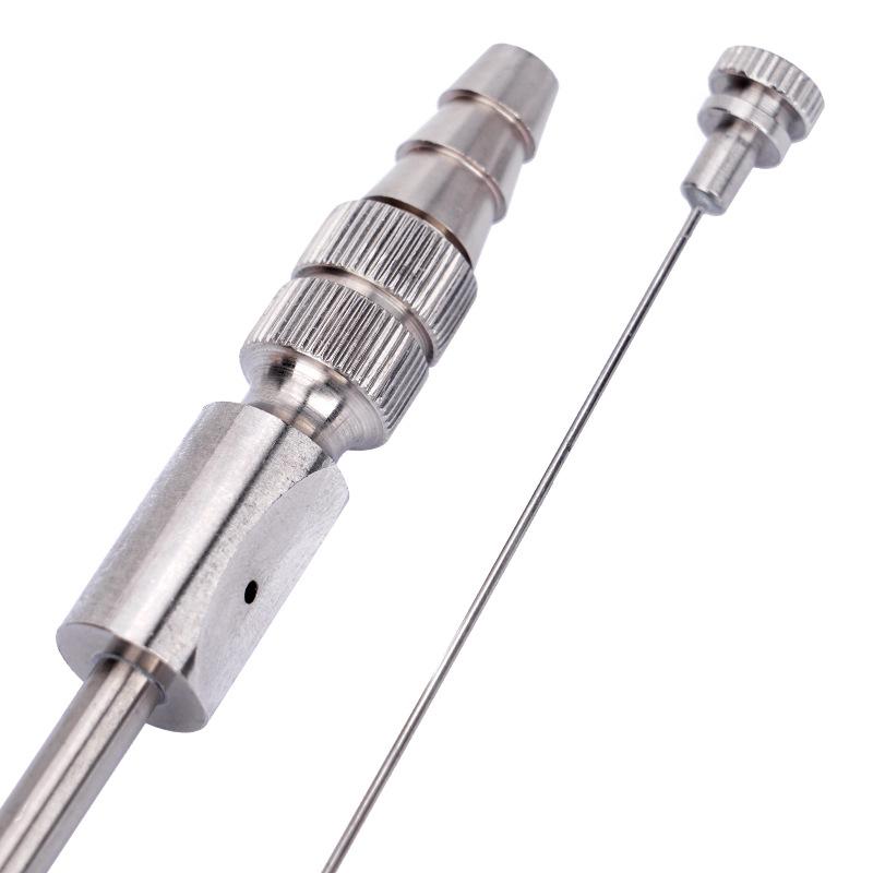 1 Stück Zahnmedizinischer Aspirator Edelstahl Saugrohr Laborrohr 2 mm/3 mm/4 mm/5 mm Implantatwerkzeug für Zahnklinikgebrauch