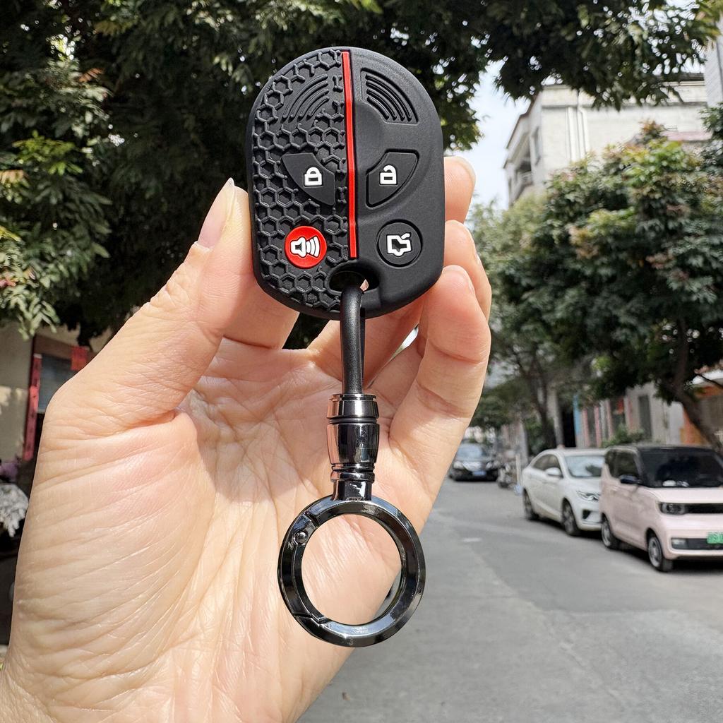 Silicone Keychain For Ford Escape Fusion Mercury Edge Expedition Explorer V Eske Mustang Taurus For Lincoln Key Case Holder