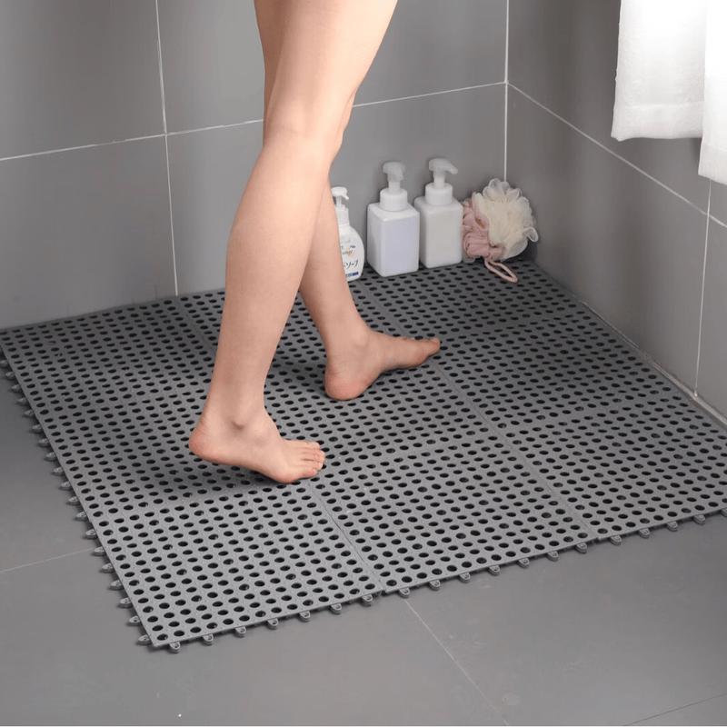 LISM TPE Bathroom Non-slip Splice Mat
