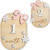 Wooden Milestone Photo Props Number Month Newborn Photography Props  for Girls Boys
