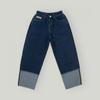 People Of The World Turn Up Barrel Denim Pants 25fw