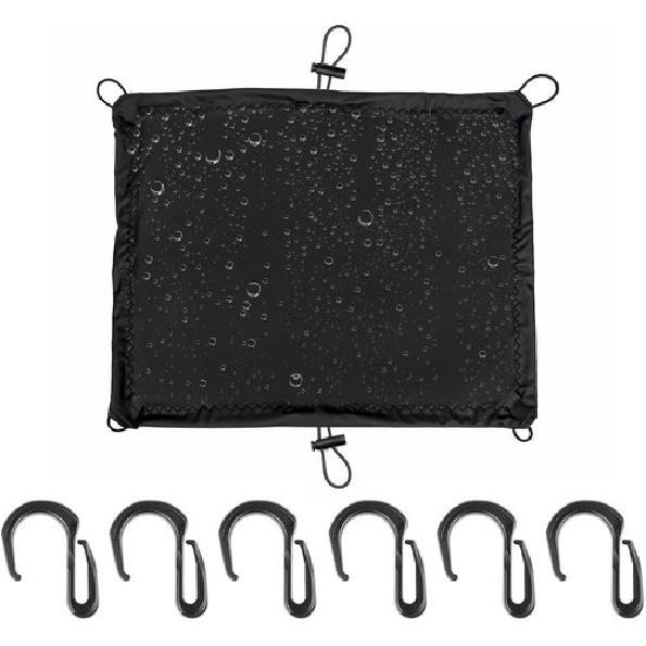 Waterproof Cargo Net for Motorcycle, Upgraded High-Elastic Bungee Nets 1 Pack