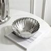 Glossy Finish 304 Stainless Steel Fruit Basket Shell Shape Salad Serving Bowl for Kitchen Counter Table Centerpiece