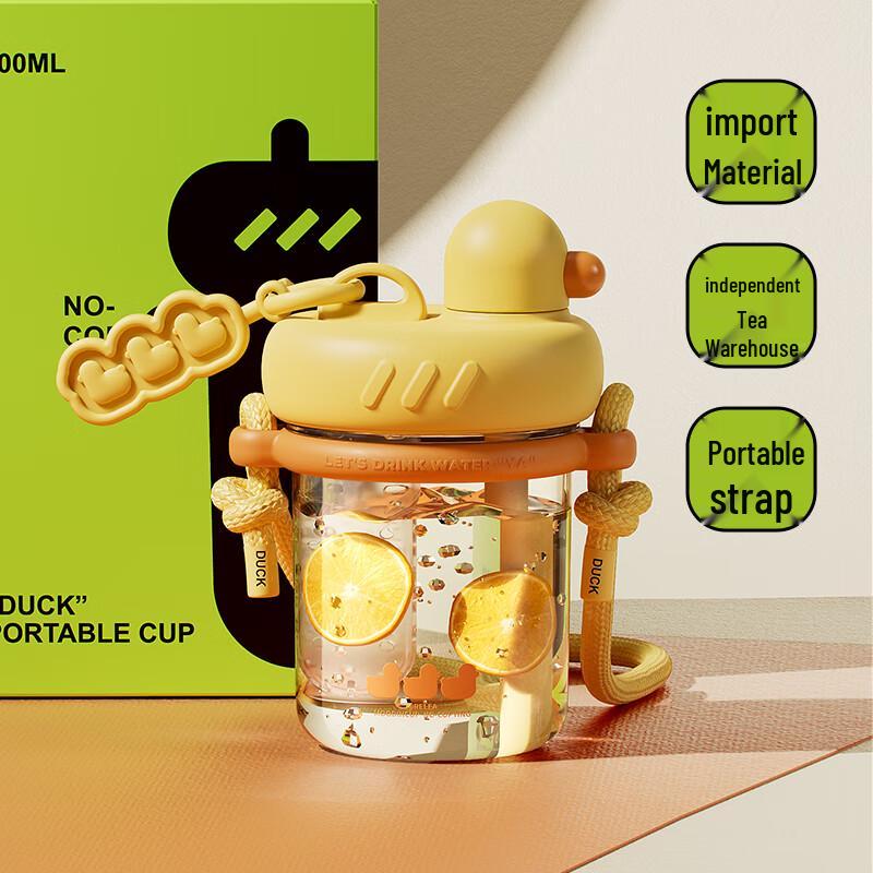 Wushengwu Portable Glass Lined Water Bottle