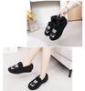 Cozy Women's Bear Slippers: Autumn Winter 2025 Collection - Fashionable, Versatile Plus Velvet Flat Cotton Shoes