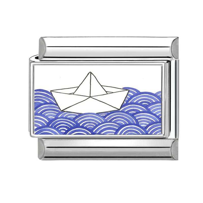Y2K Lovely Animals Dog Cat Starfish Blue Italian Charm Fit 9mm Stainless Steel Women Men DIY Making Bracelet Jewelry Wholesale