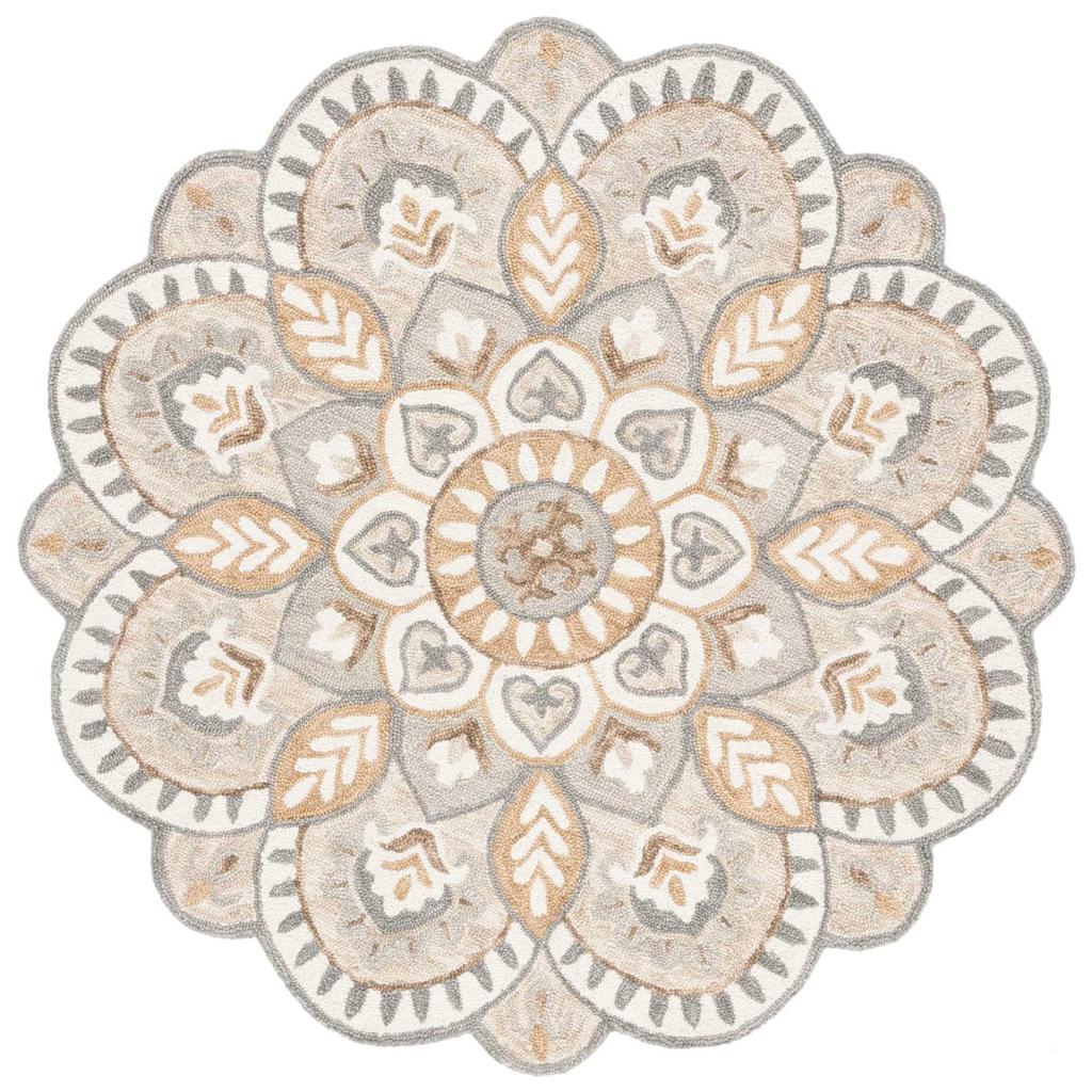 Circular Ethnic Style Living Room Carpet Mandala Hanging Basket Swivel Chair Floor Mat Bedroom Bedside Carpet