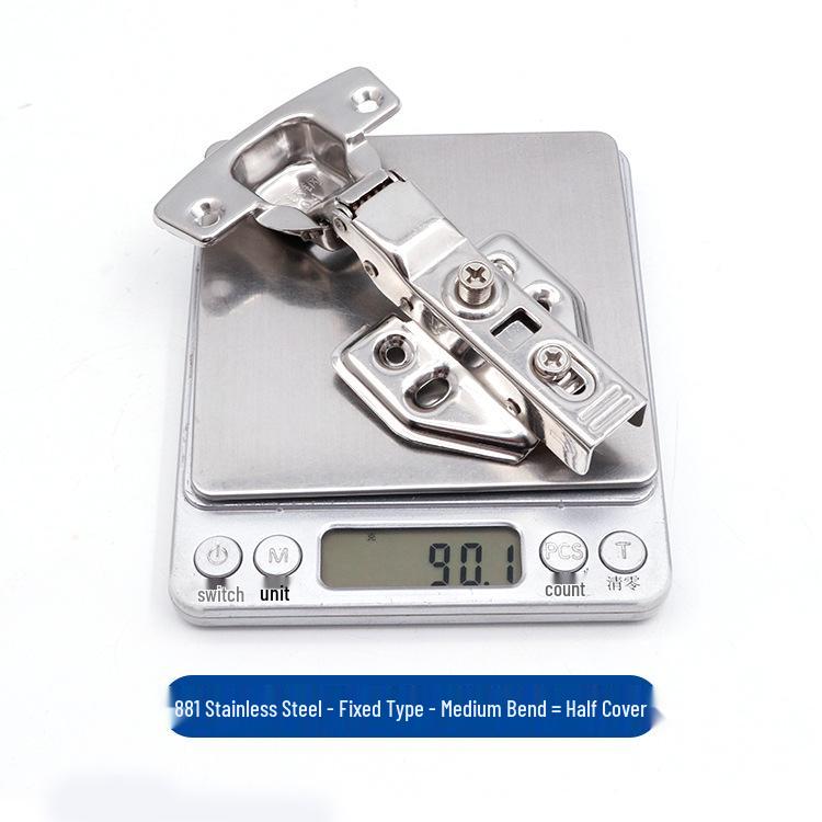 304 Stainless Steel Soft Close Hydraulic Cabinet Hinges - Thickened, Two-Stage Force for Furniture
