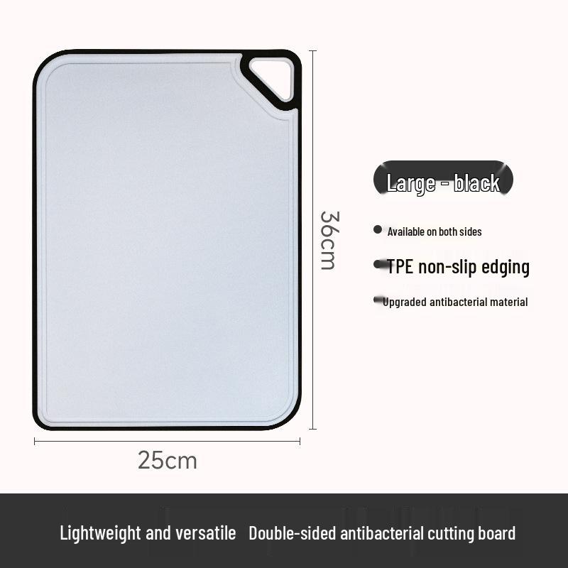 Anti-Mold Antibacterial Non-Slip Double-Sided Kitchen Cutting Board for Fruits and Vegetables