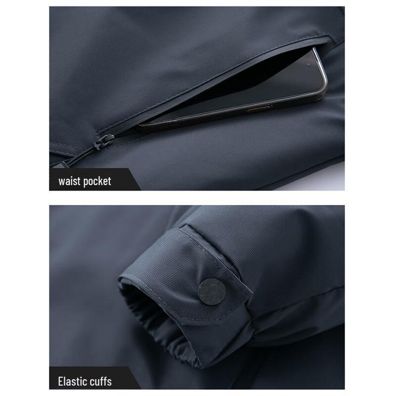 Pierre Cardin Men's Hooded Fleece Lined Casual Jacket