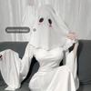 Kyoko Ghost Girl Cosplay Mask & Fishtail Dress Halloween Costume
