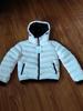 Splicing hooded new ribs contrasting color cotton clothes new simple casual winter warm short cotton coat