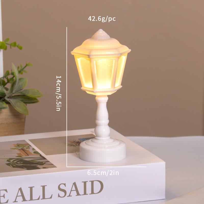Mini LED Night Light Battery Powered Cute Flower Shape Nordic Table Lamp Warm Light for Bedroom Children Gift Home Decor