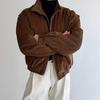 2024 Autumn/Winter Men's Korean Style Corduroy Jacket: Trendy Lapel Casual Outerwear