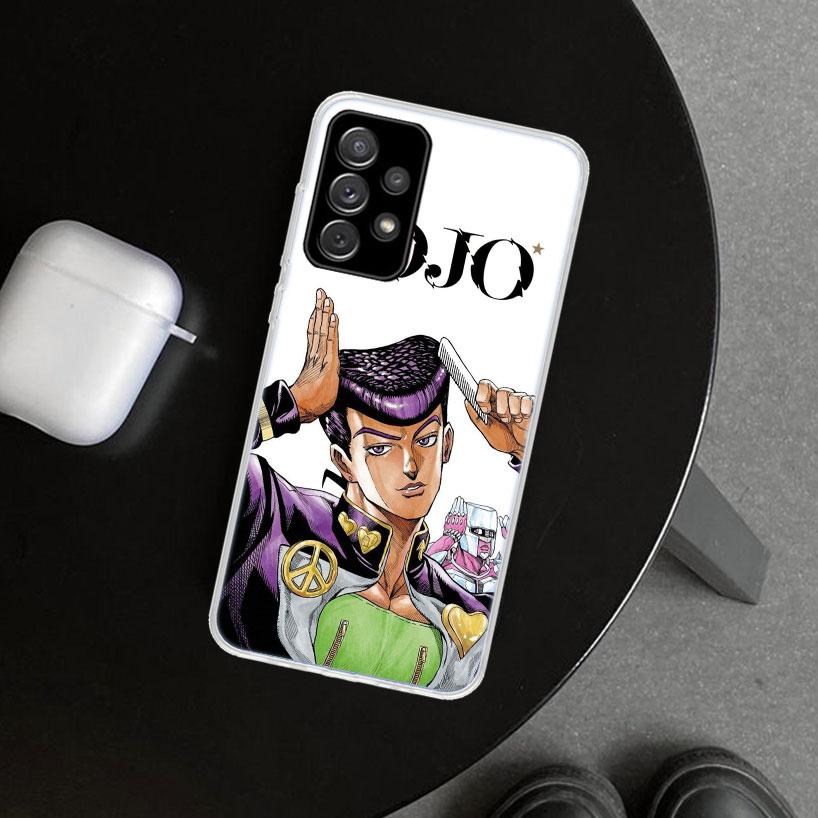 JoJo Adventure Higashikata Josuke Phone Case Cover for Samsung Galaxy A12 A22 A32 A52 A72 A02S A51 A50S A31 A20S A10S Note 20 Ul