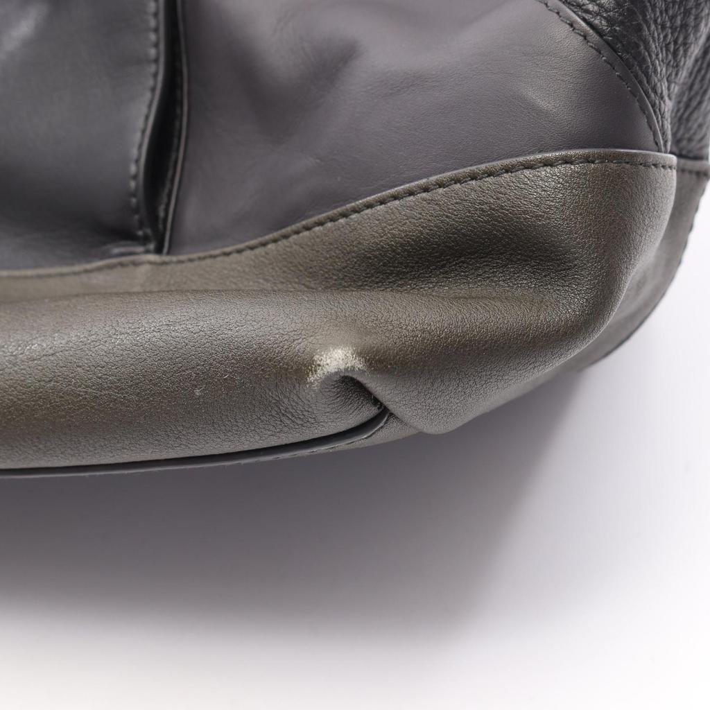 Used BOTTEGA VENETA Intrecciato Tote Bag leather Black Multicolor Used unisex