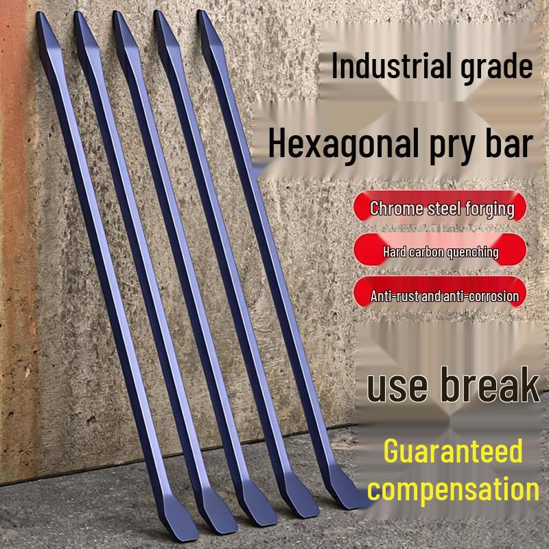 Lilang Industrial Multi-Function Hexagonal Steel Pry Bar