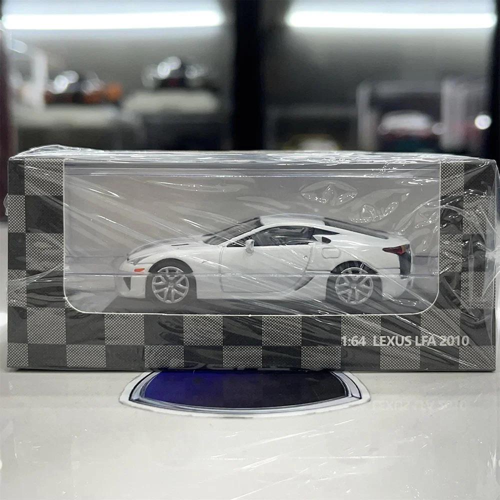 fxcr3 Original Die-cast 1:64 Scale 2010 Lexus Lfa Simulation Alloy Car Model Fan Collection Display Home Decoration Metal Ornaments