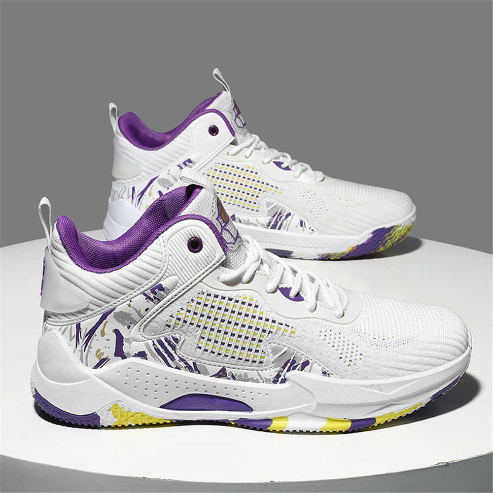 Fashion Purple Shoes Men Basketball Skateboard Man Men's Sneakers For Walking Sport Cuddly Krasofka Tenis Shows Raning Snekaers Fit