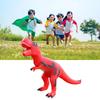 Large Dinosaur Toy Electric Sound Dinosaur Figure Simulation Tyrannosaurus Model for Kid Entertainment Red