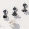 Removable Shower Head Holder with Suction Cup Design Adjustable 70° Downwards Easy Install for Bathroom Tile or Glass