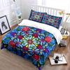Colorful Floral Pattern Themed Set Exquisite Three-Piece Bedding Set Gift For Kids And Adults