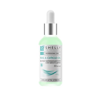 Nail and Cuticle Oil with Moroccan Mint Extract and Tea Tree Oil 30 Ml