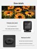 Sonnenblumen-Solarleuchte: Wasserdichte Outdoor Garten- & Balkon-Atmosphärenleuchte