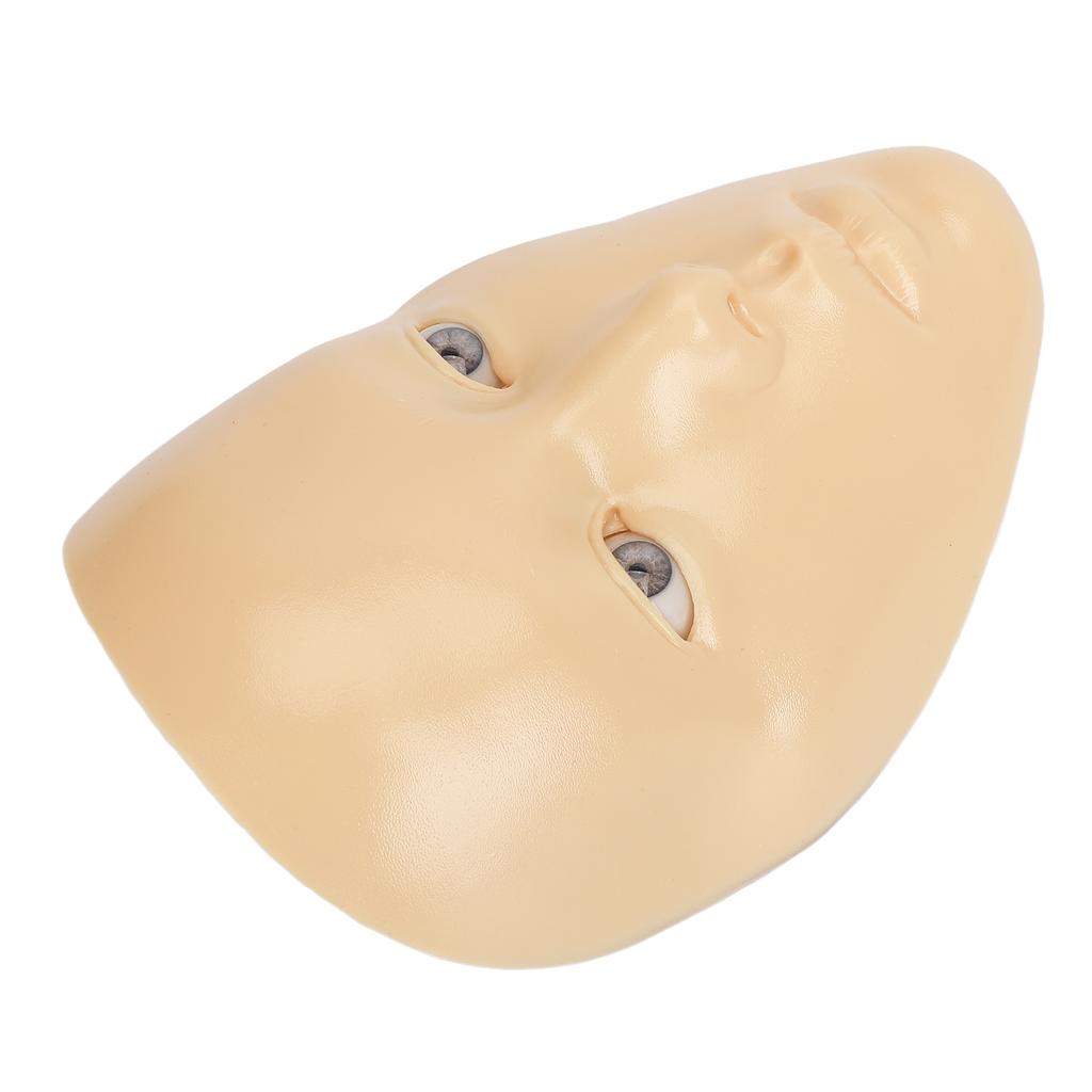 Silicone Makeup Practice Full Face Board with 20ml Cleansing Oil 7pcs Makeup Brush Set for